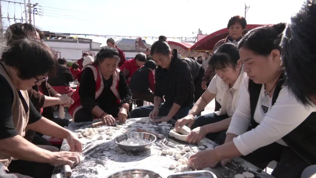 东南汪村重阳节活动现场